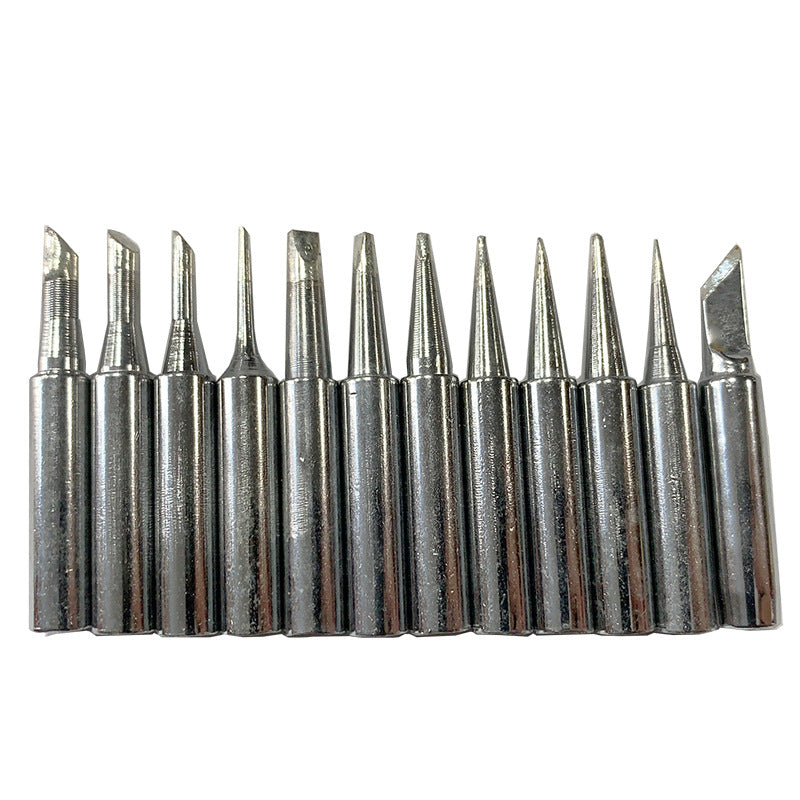 12 different head soldering iron heads 12 pcs soldering iron head set, export matching electric soldering iron set