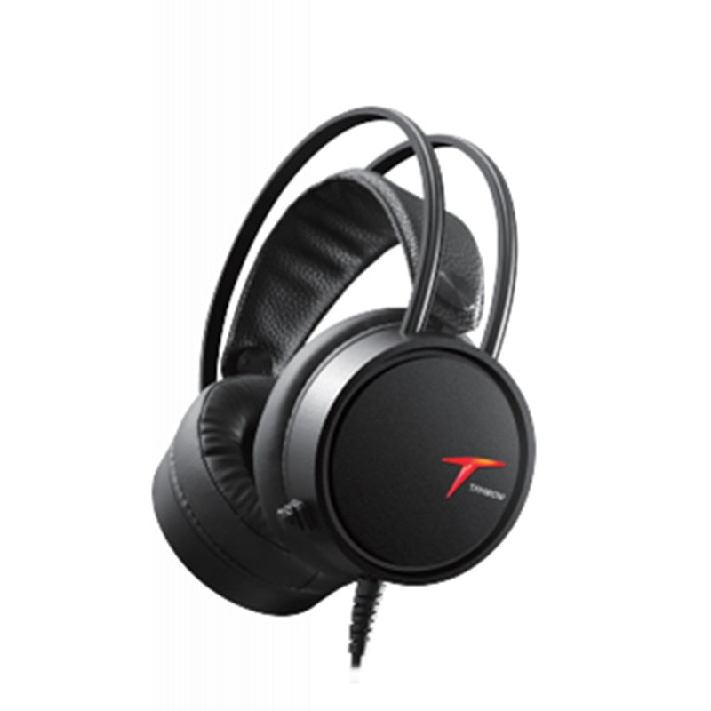 Siberia c3u over-ear gaming headset with illuminated design - perfect for pc gaming, internet cafes, and pubg (7.1 surround sound)