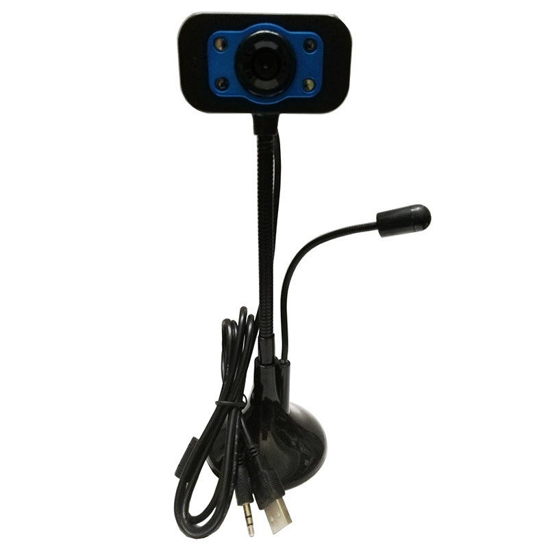 Computer high definition online class camera video drive-free USB camera built-in microphone video teaching live tape