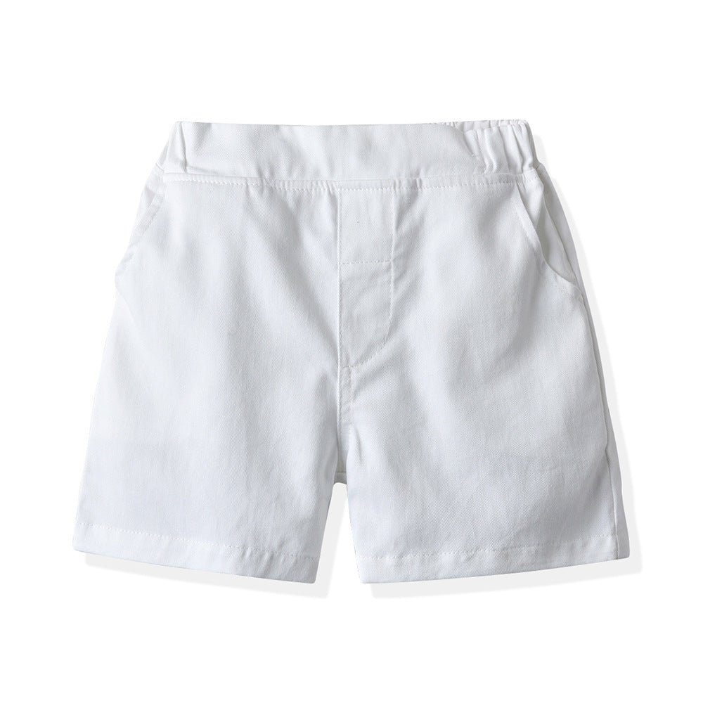 Wholesale baby set: cross-border e-commerce, kids' leaf print casual two-piece outfit, beach-style vacation wear