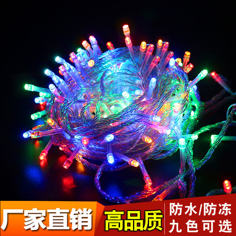 Customized wholesale led light string, small lanterns, stall decorative lights, waterproof lighting string lights, New Year's lanterns, outdoor customization
