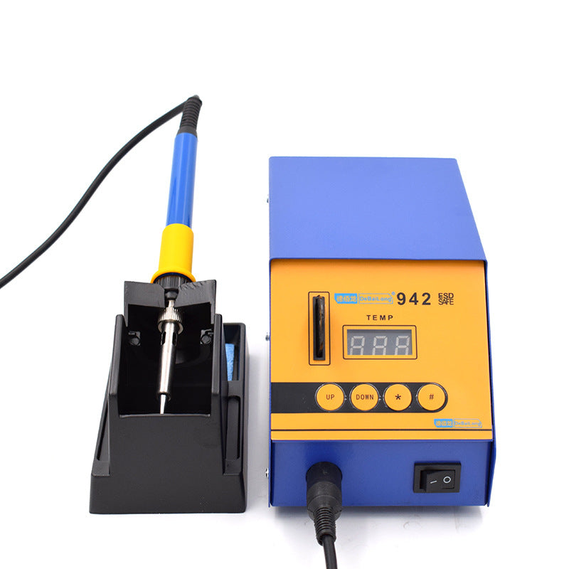 DBL942 welding table high power intelligent lead-free welding table adjustable temperature digital display electric soldering iron 90W high frequency constant temperature welding table