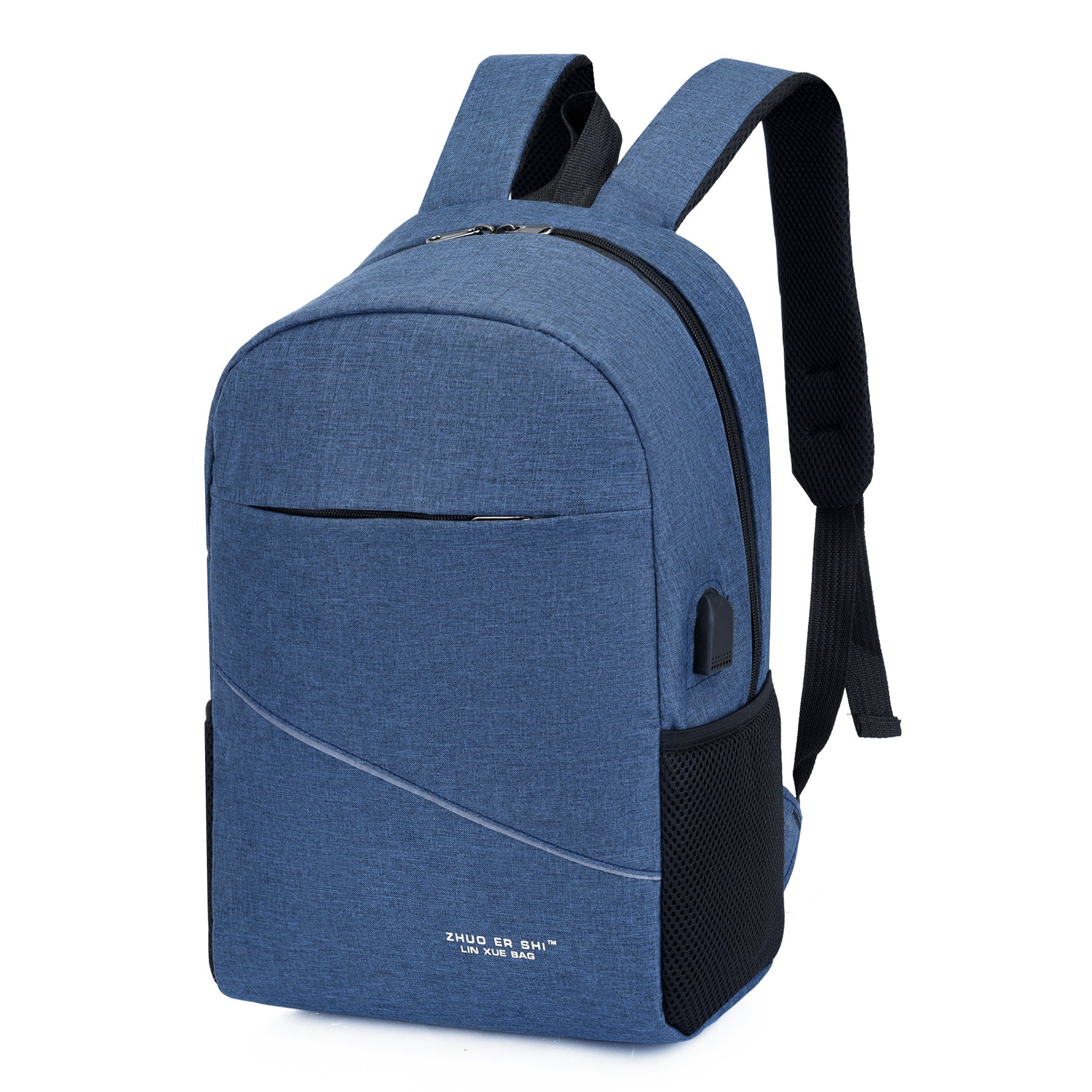 School bag large capacity business backpack men's computer bag, fashion usb charging backpack wholesale