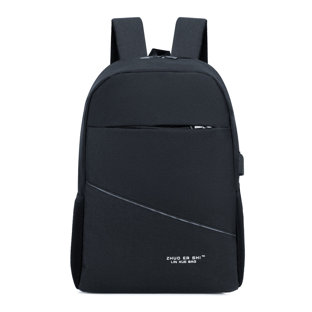 School bag large capacity business backpack men's computer bag, fashion usb charging backpack wholesale