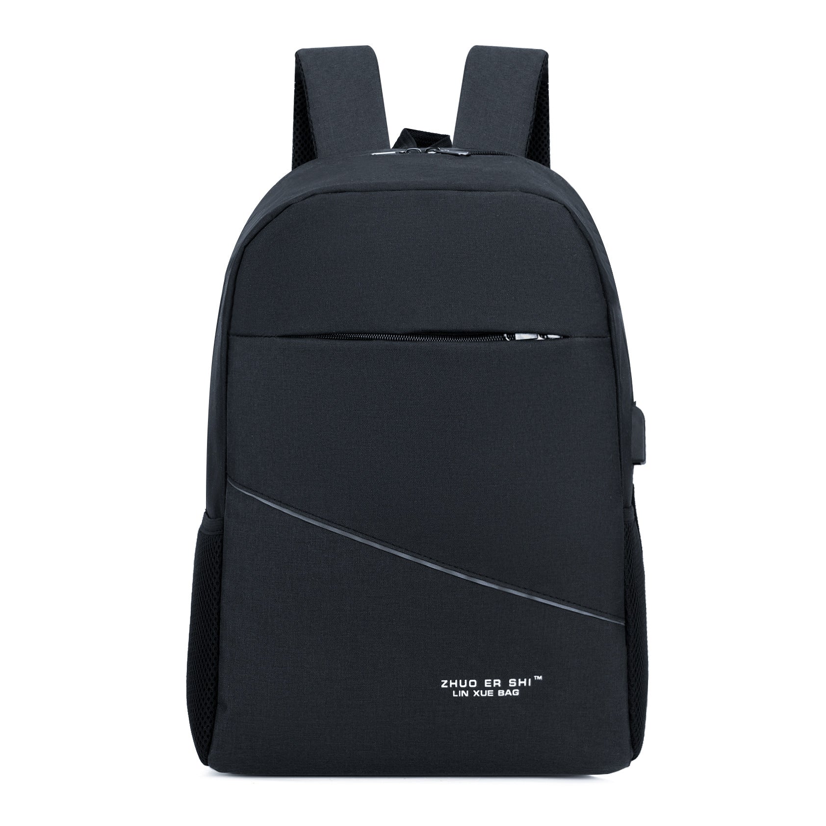 School bag large capacity business backpack men's computer bag, fashion usb charging backpack wholesale