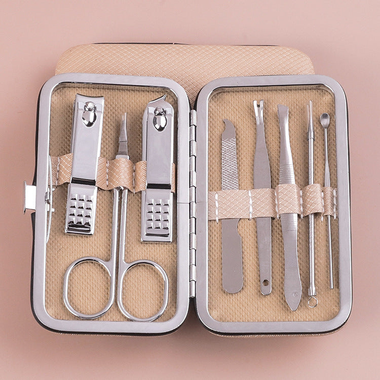 Wholesale stainless steel nail clipper set - 19 piece manicure & pedicure kit for beauty & grooming
