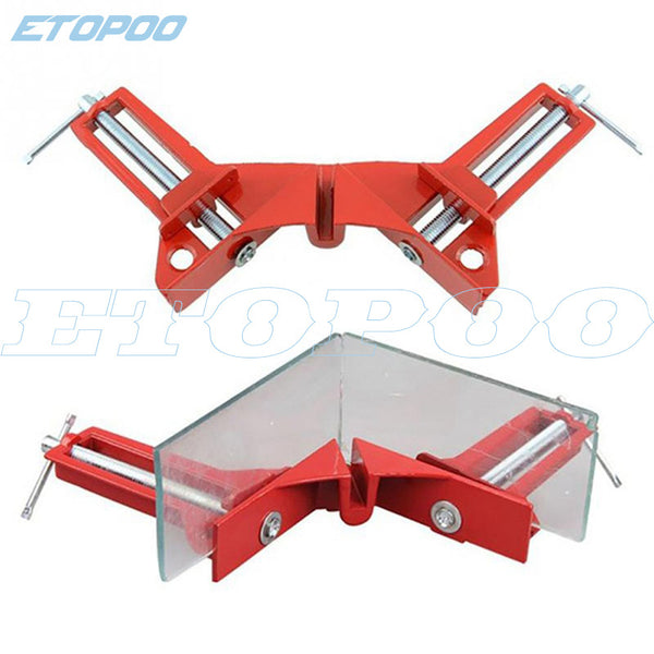 HUOTO reinforced 90 ° right angle clip DIY glass fish tank quick fixing clip picture frame clip woodworking photo frame clip