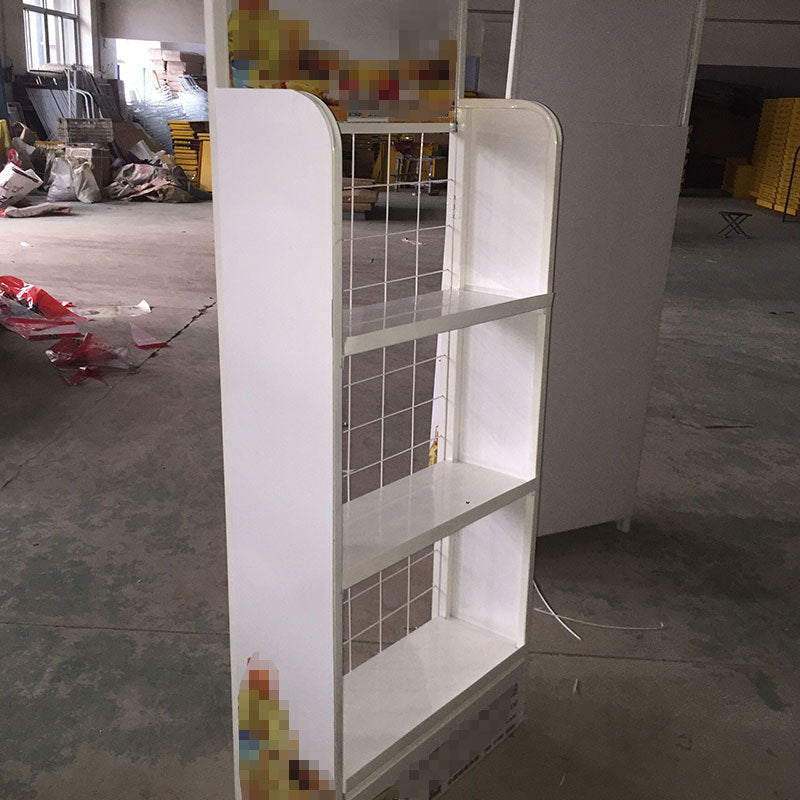Small supermarket snack food display rack floor storage rack, convenience store snack cosmetics rack