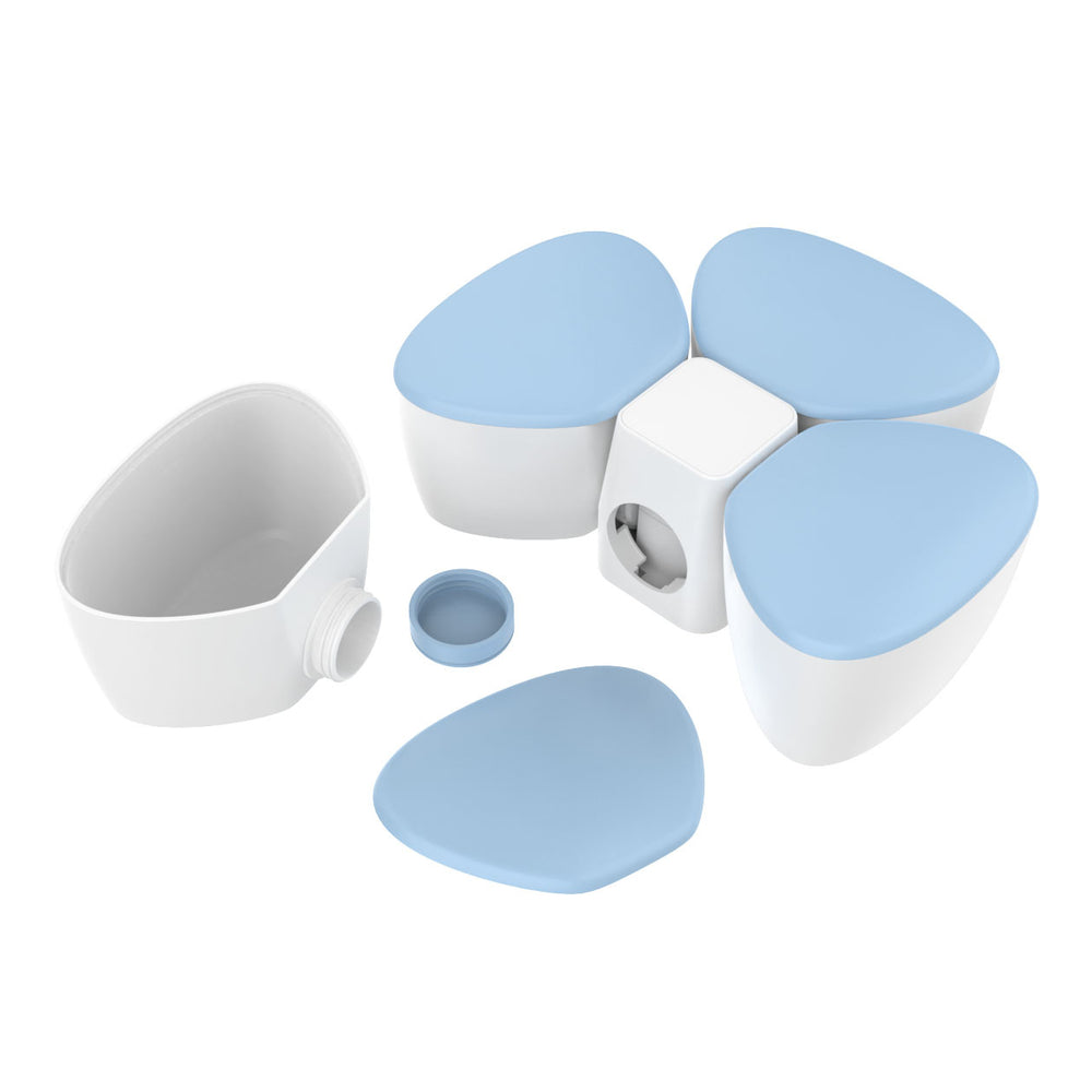 Factory direct: portable baby formula dispenser & food storage container - divided compartments, large capacity