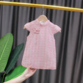 Kidscheongsamsummer thin girlcheongsam skirt baby girl baby skirt western style little girl princess skirt chinese style