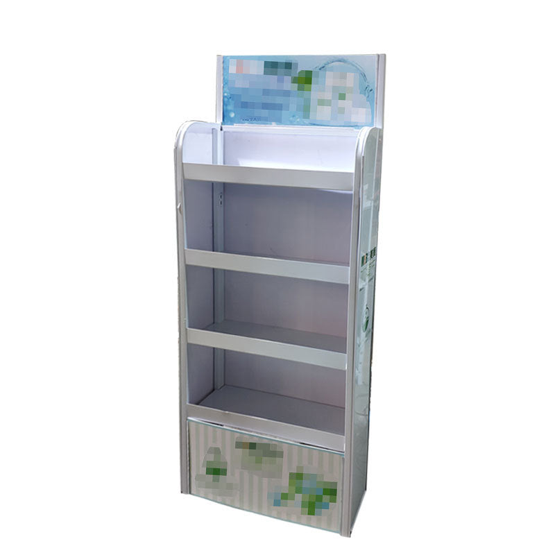 Small supermarket snack food display rack floor storage rack, convenience store snack cosmetics rack