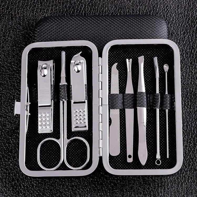 Wholesale stainless steel nail clipper set - 19 piece manicure & pedicure kit for beauty & grooming