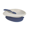 Blue and white [with spoon]