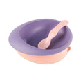 Baby food-grade suction bowl, high-temperature resistant flying saucer bowl, baby anti-fall complementary food bowl, children's tableware set