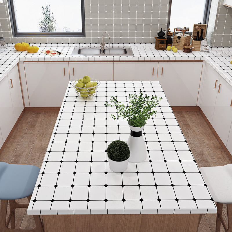 Free shipping kitchen waterproof and oil-proof refurbishment sticker cabinet stove bathroom tile wallpaper self-adhesive wall sticker 75cm high