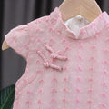 Kidscheongsamsummer thin girlcheongsam skirt baby girl baby skirt western style little girl princess skirt chinese style