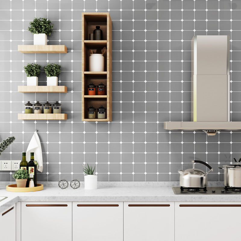 Free shipping kitchen waterproof and oil-proof refurbishment sticker cabinet stove bathroom tile wallpaper self-adhesive wall sticker 75cm high
