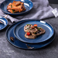 Japanese-style ceramic dinner plates - popular restaurant plates, creative steak plates, pasta deep dishes, wholesale tableware