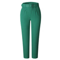 European and american style women's high-waisted casual trousers for  spring/summer - slim fit, figure-flattering suit pants, women's long pants, autumn professional trousers