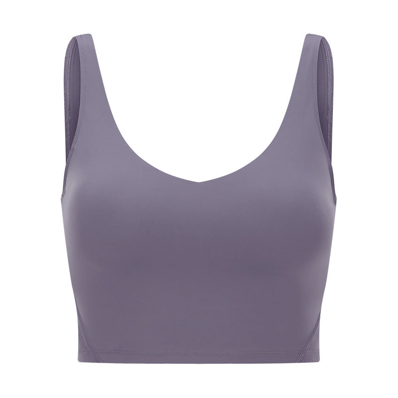 new arrival beautiful back push-up sports intimates women's running high-intensity yoga bra sports vest s2054