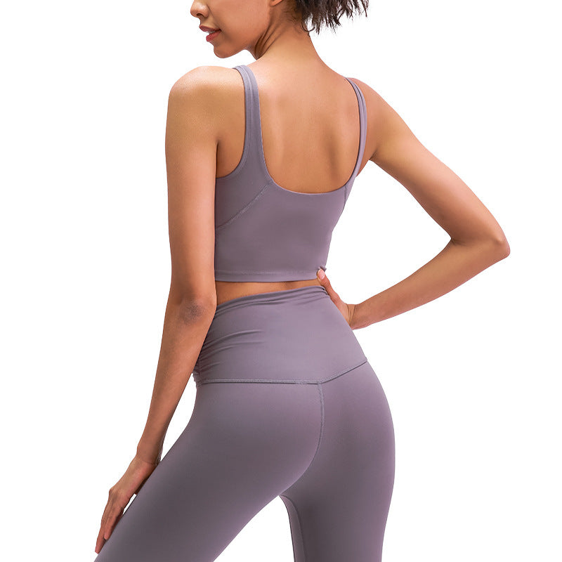 new arrival beautiful back push-up sports intimates women's running high-intensity yoga bra sports vest s2054