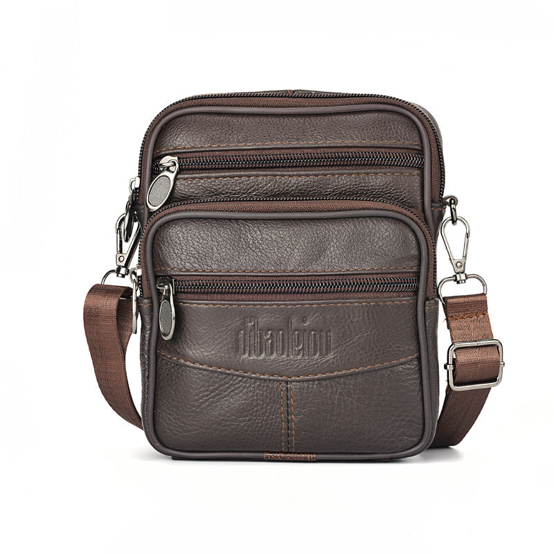 Factory new men's fanny pack multi-functional shoulder messenger bag can wear belt mobile phone fanny pack wholesale men's waist bag