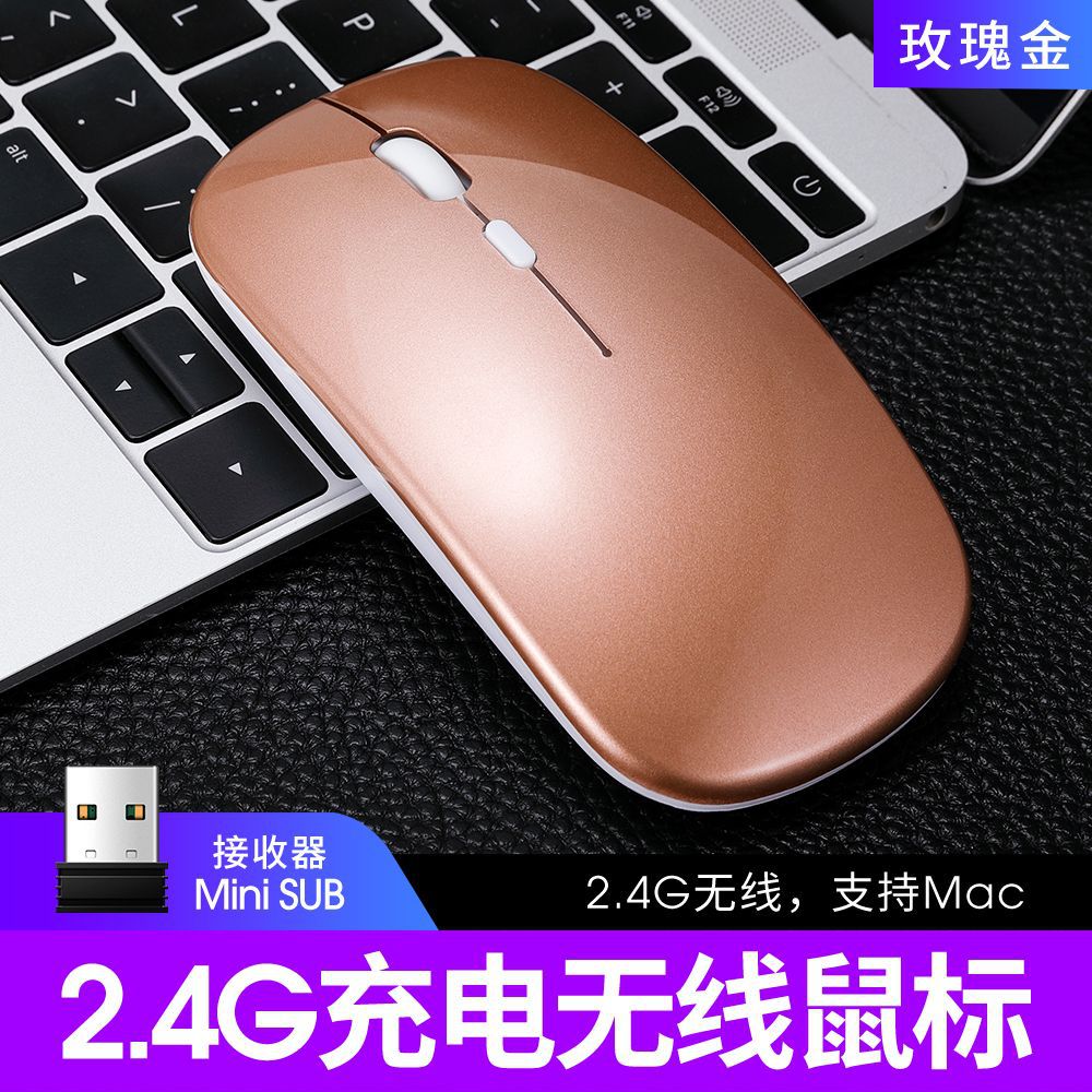 Thunderwolf q20 slim wireless bluetooth mouse - dual-mode rechargeable wireless mouse - amazon cross-border