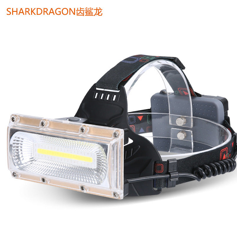 Cross-border COB floodlight headlight USB charging outdoor waterproof large area lighting work strong light headlight searchlight