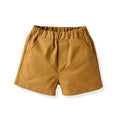 Boys' summer short-sleeve set: new animal print fashion shirt and shorts two-piece outfit (baby clothes)