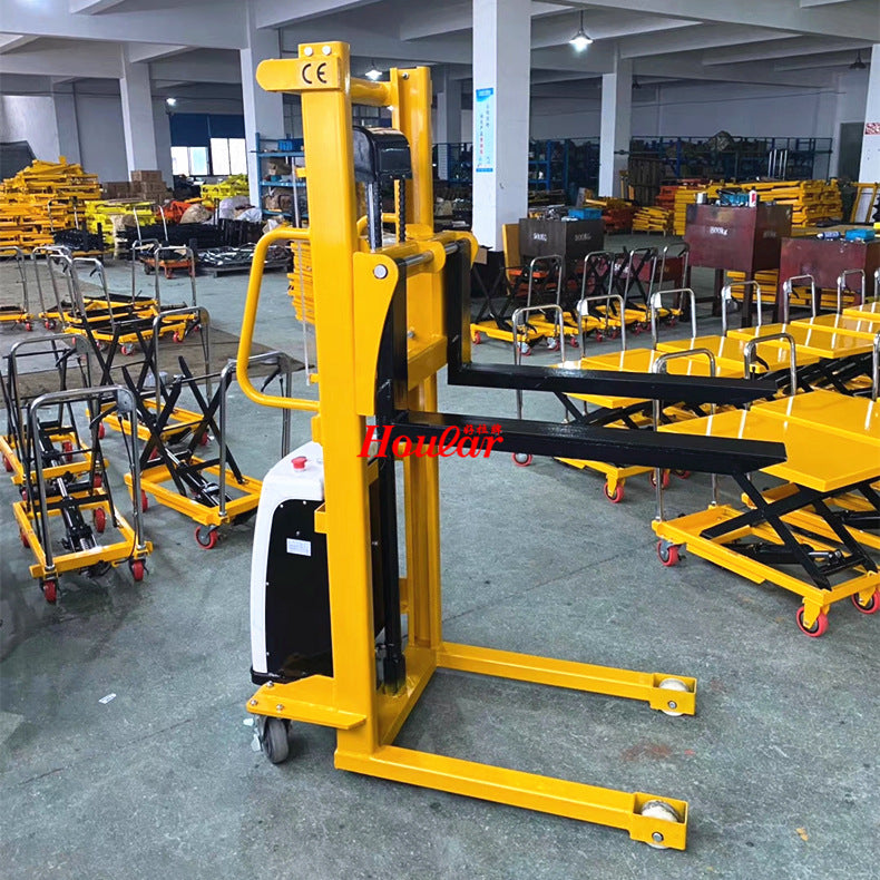 Spot Supply Electric Forklift BDDJS1300 Semi-Electric Portable Stacker Light Automatic Lifting Forklift