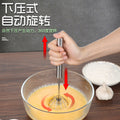 Factory direct stainless steel semi-automatic egg whisk rotary cream egg mixer - manual hand mixer for home use