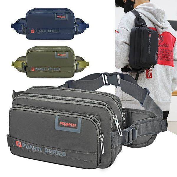 Wholesale practical wear-resistant waterproof Oxford cloth leisure outdoor wallet cashier business bag women's multi-functional fanny pack men