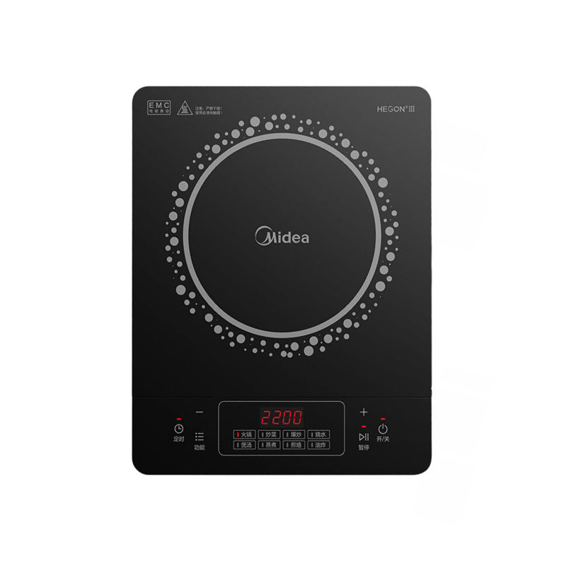 Midea induction cooker for homesmart waterproof hot water heater panel abrasion resistant scratch resistant high power rt22e01 induction cooker