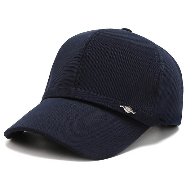 Men's baseball cap spring and summer with standard cap personality fashion versatile casual in the elderly hat visor