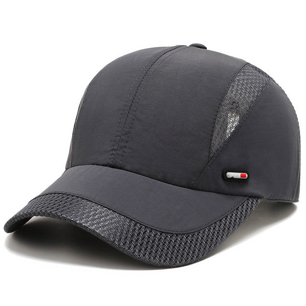 Quick-drying baseball cap Summer mesh breathable Korean version casual fashion mesh hat Men's sunshade sun protection cap