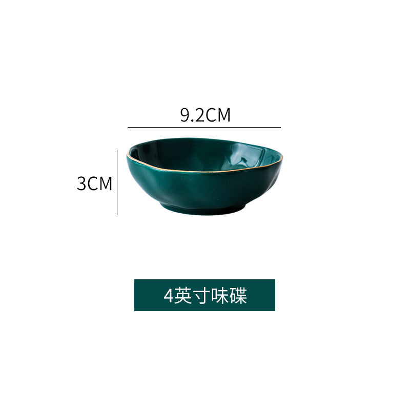 Wholesale ins ceramic dinnerware set for home use - large soup bowls, noodle bowls, salad bowls, rice bowls, fish plates - white porcelain
