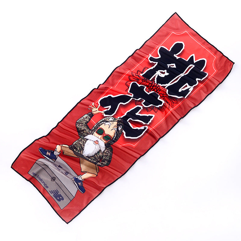 Wholesale cooling sports towel - sweat absorbent, quick-drying, ice towel for gym, men's use, ideal for badminton, running, basketball training
