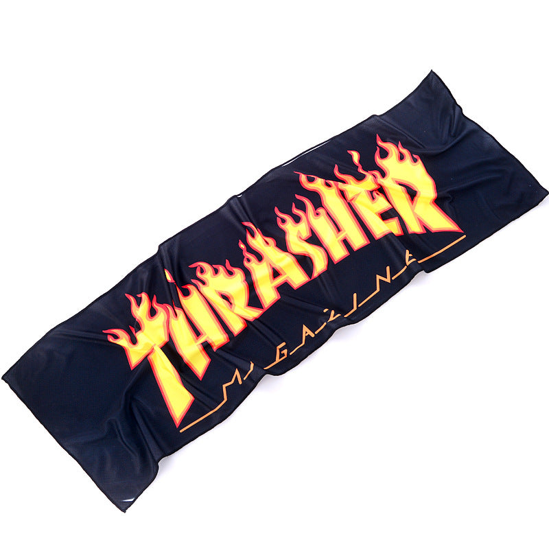 Wholesale cooling sports towel - sweat absorbent, quick-drying, ice towel for gym, men's use, ideal for badminton, running, basketball training