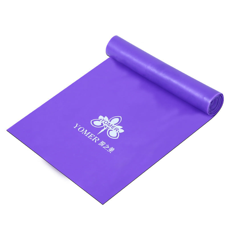 Yoga band elastic band fitness men and women resistance band strength training stretching band latex tension rope tension stretching