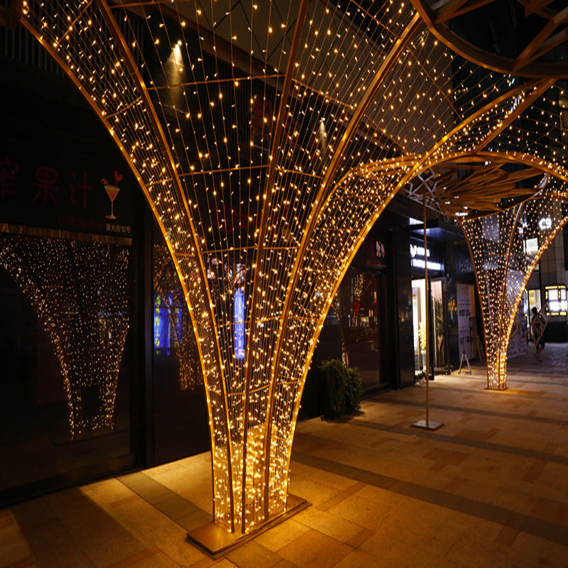 LED super long bright lights string, Gypsy Lighting Festival Square outdoor waterproof project lighting decorative flash light