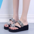 Beautiful cried shining show queen rhinestone butterfly 2024 summer new arrivalk-stylepopular slip-on fairy socialite sandals