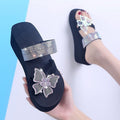 Beautiful cried shining show queen rhinestone butterfly 2024 summer new arrivalk-stylepopular slip-on fairy socialite sandals
