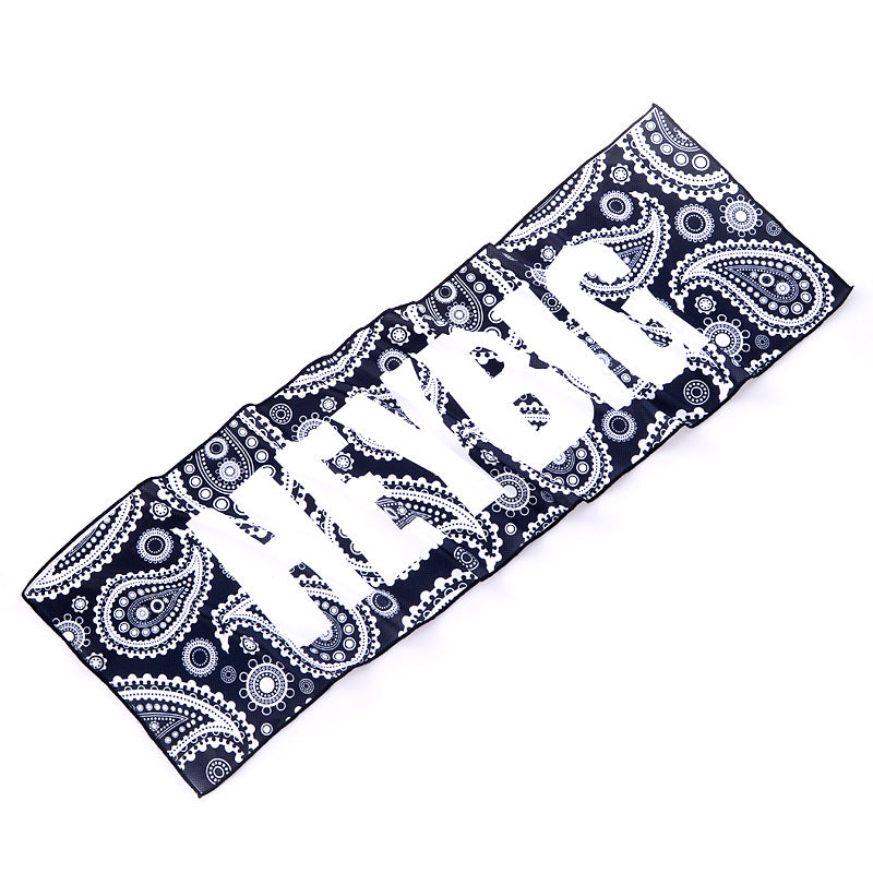 Wholesale cooling sports towel - sweat absorbent, quick-drying, ice towel for gym, men's use, ideal for badminton, running, basketball training