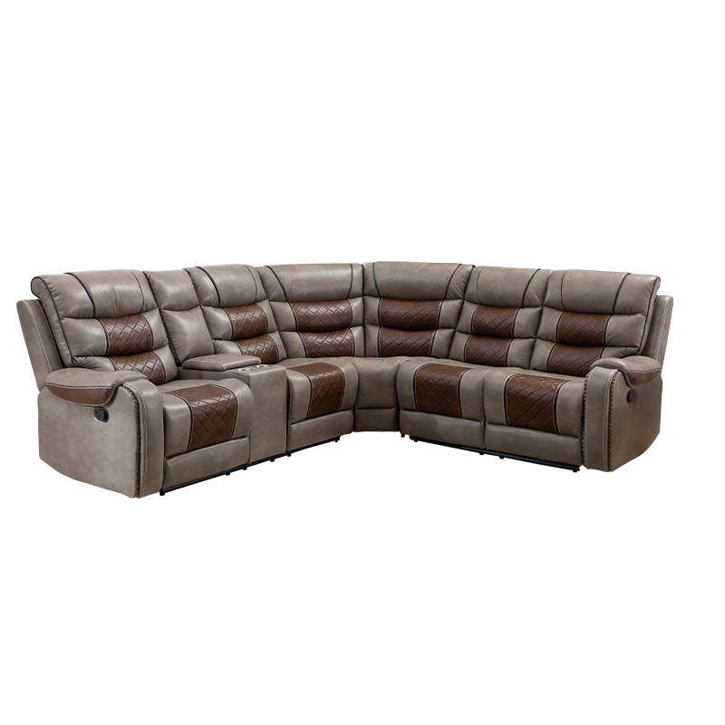Customizable multifunctional corner sofa with storage, reclining leisure chair, and smart control for first-class living room comfort