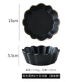 Salad breakfast bowl petal baking bowl eating bowl ceramic tableware single stylishins creative wholesale white porcelain casual