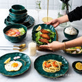 Wholesale ins ceramic dinnerware set for home use - large soup bowls, noodle bowls, salad bowls, rice bowls, fish plates - white porcelain