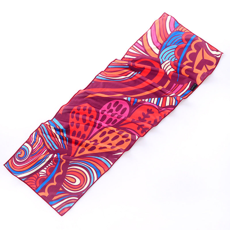 Wholesale cooling sports towel - sweat absorbent, quick-drying, ice towel for gym, men's use, ideal for badminton, running, basketball training