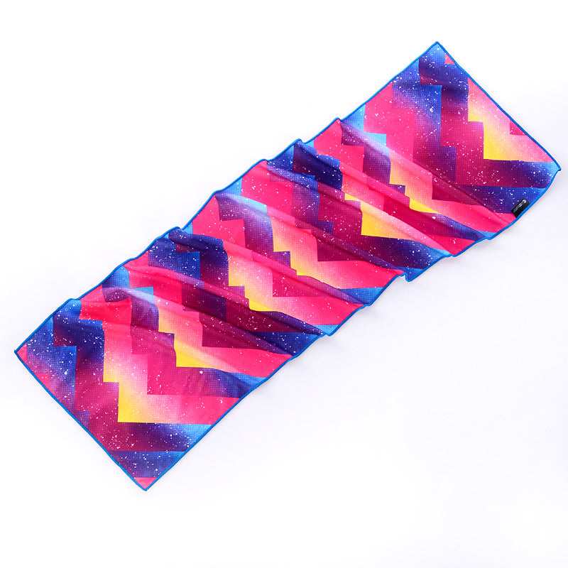 Wholesale cooling sports towel - sweat absorbent, quick-drying, ice towel for gym, men's use, ideal for badminton, running, basketball training