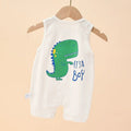 Infant summer lightweight sleeveless romper - casual, athletic, and perfect for lounging or outings