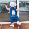 Infant summer lightweight sleeveless romper - casual, athletic, and perfect for lounging or outings